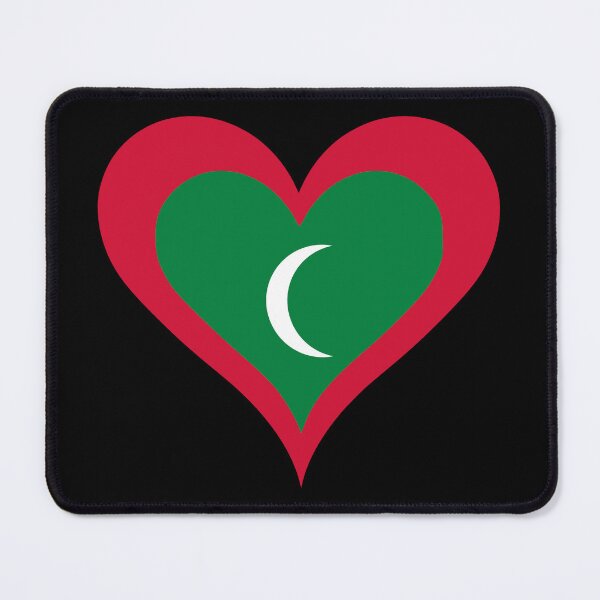 Item preview, Maldives Heart Flag designed and sold by NTGUILTY.