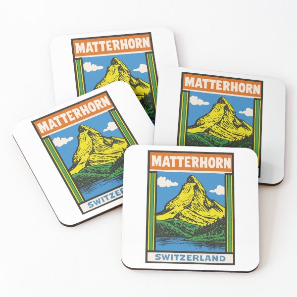 Item preview, Matterhorn Switzerland Vintage Style Decal designed and sold by Decal Mania.