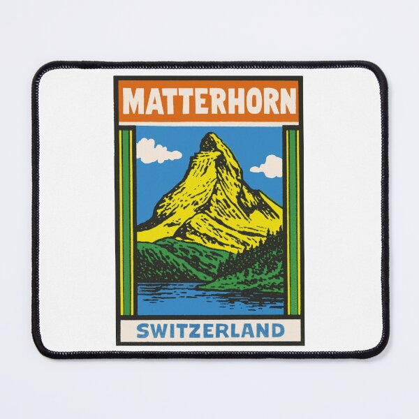 Item preview, Matterhorn Switzerland Vintage Style Decal designed and sold by Decal Mania.