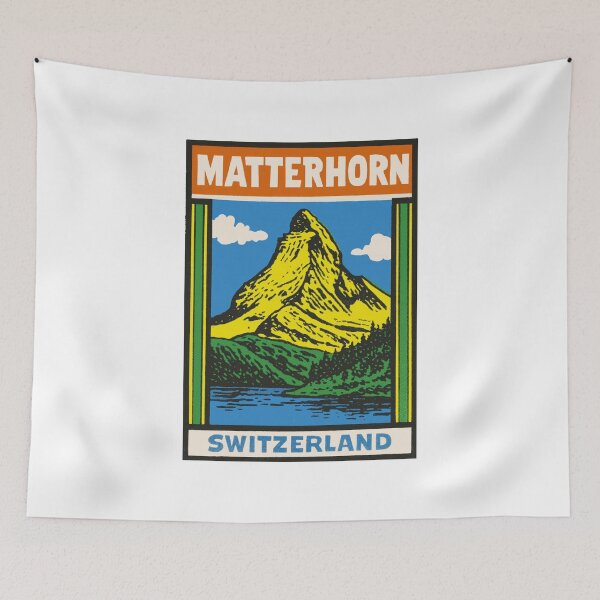 Item preview, Matterhorn Switzerland Vintage Style Decal designed and sold by Decal Mania.