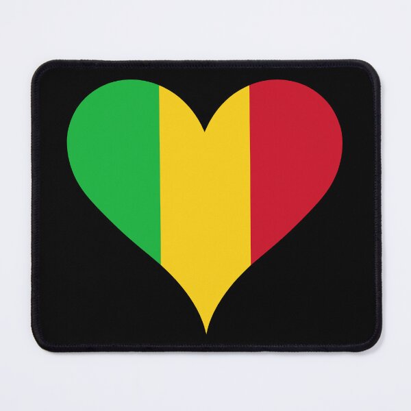 Item preview, Mali Heart Flag designed and sold by NTGUILTY.