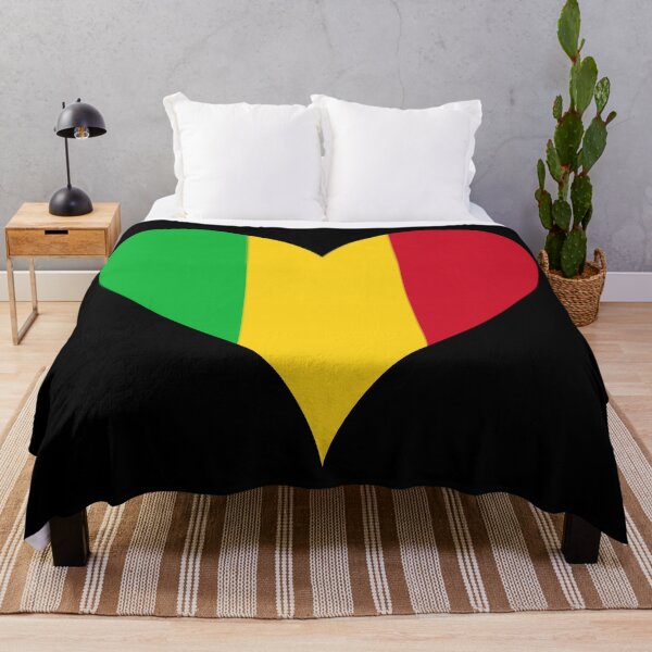 Item preview, Mali Heart Flag designed and sold by NTGUILTY.
