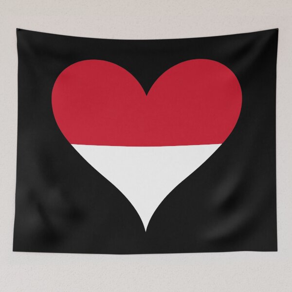 Item preview, Monaco Heart Flag designed and sold by NTGUILTY.