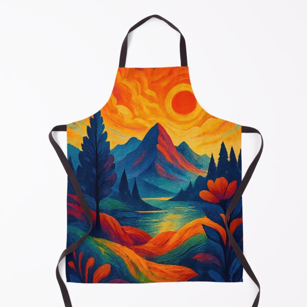 Item preview, Abstract Nature Landscape – Colorful Modern Art designed and sold by Jack’s Shirts Craft.