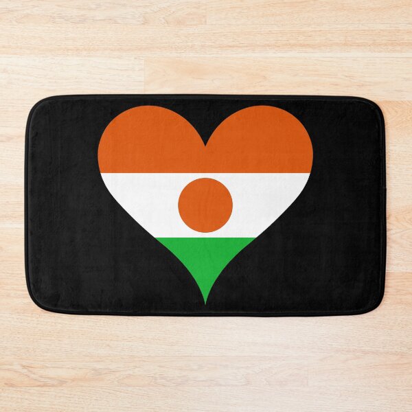 Item preview, Niger Heart Flag designed and sold by NTGUILTY.