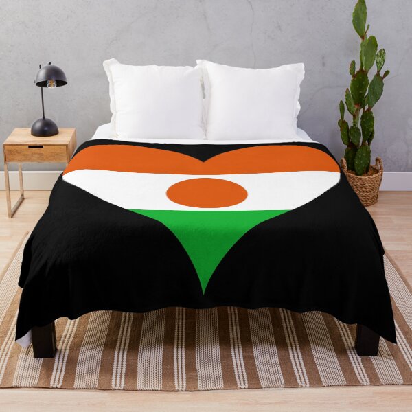 Item preview, Niger Heart Flag designed and sold by NTGUILTY.