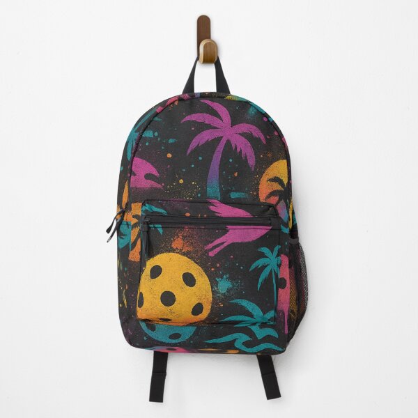 Item preview, Neon Pickleball Tropical Palm Pattern designed and sold by Graphics4X.