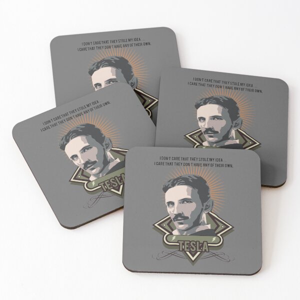 Item preview, Nikola Tesla Inventor – Electric Genius Science Art for STEM & History Buffs designed and sold by DreamFlux.