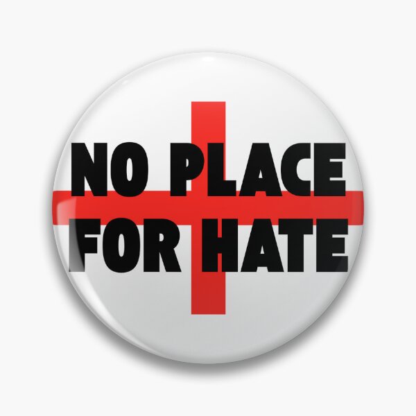 Item preview, NO PLACE FOR HATE St George's Cross designed and sold by ezndwhizz.
