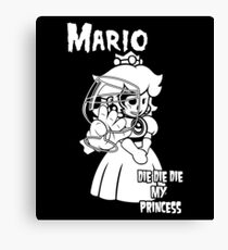 DIE DIE MY PRINCESS Canvas Print