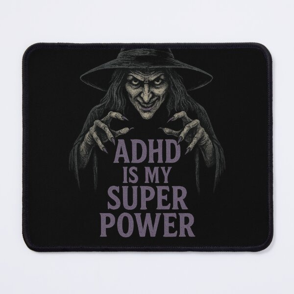 Item preview, ADHD Witch – ADHD Is My Super Power Vintage Cartoon Design designed and sold by Meandmyshop.