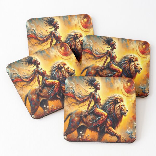 Item preview, Riding a Lion designed and sold by M-Y-A-R-T-.