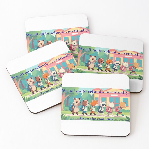 Item preview, We All Go to School – Even the Cool Kids | Cute Back-to-School Design designed and sold by Kindloom.