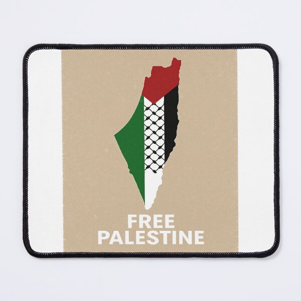 Item preview, Free Palestine – Map with Flag & Keffiyeh Pattern designed and sold by ArthUpscale.
