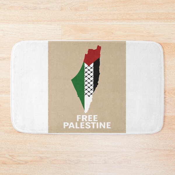 Item preview, Free Palestine – Map with Flag & Keffiyeh Pattern designed and sold by ArthUpscale.