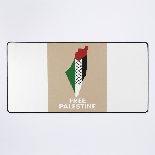 Item preview, Free Palestine – Map with Flag & Keffiyeh Pattern designed and sold by ArthUpscale.