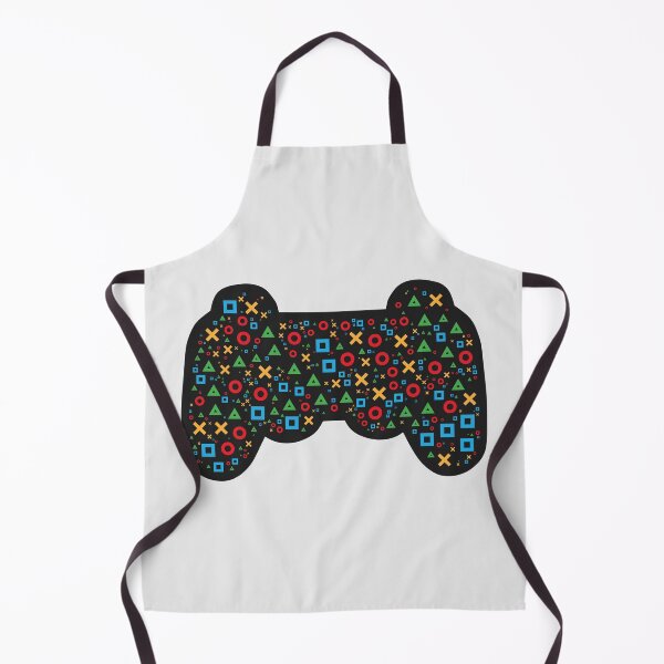 Aperçu de l'œuvre Motif de bouton coloré de manette de jeu créée et vendue par LOVE, AMY.