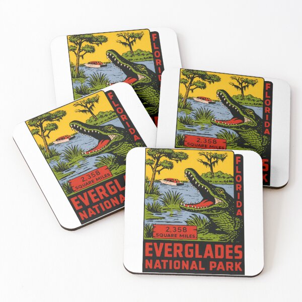 Item preview, Everglades National Park Vintage Style Decal designed and sold by Decal Mania.