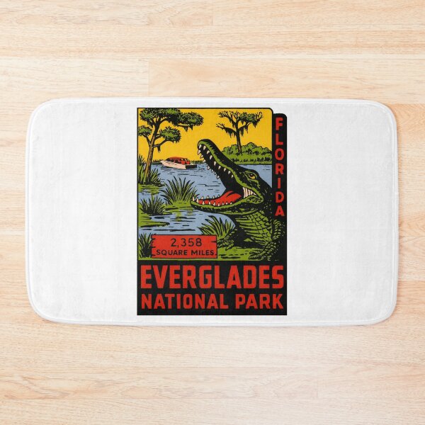 Item preview, Everglades National Park Vintage Style Decal designed and sold by Decal Mania.