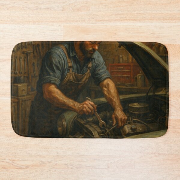 Item preview, Mechanic at Work designed and sold by Sean McElroy.