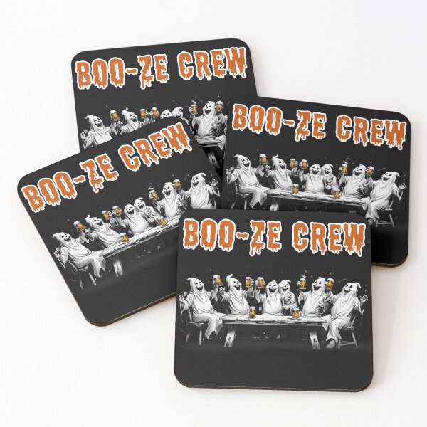 Item preview, Boo-ze Crew – Funny Halloween Drinking Ghost Design designed and sold by Kindloom.