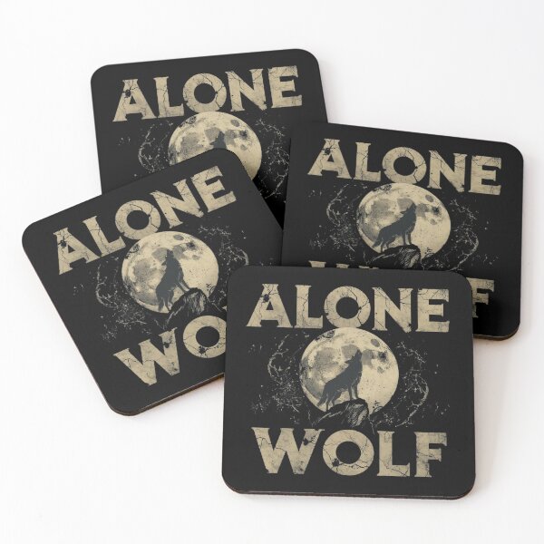 Item preview, Alone wolf designed and sold by jackoslimited.