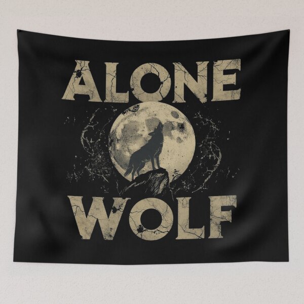 Item preview, Alone wolf designed and sold by jackoslimited.
