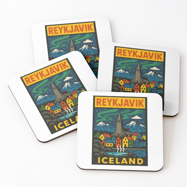 Item preview, Reykjavik Iceland Vintage Style Decal designed and sold by Decal Mania.