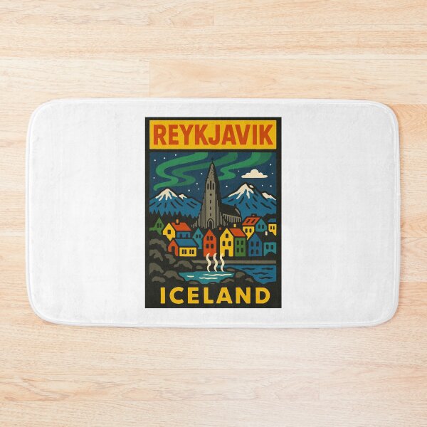 Item preview, Reykjavik Iceland Vintage Style Decal designed and sold by Decal Mania.