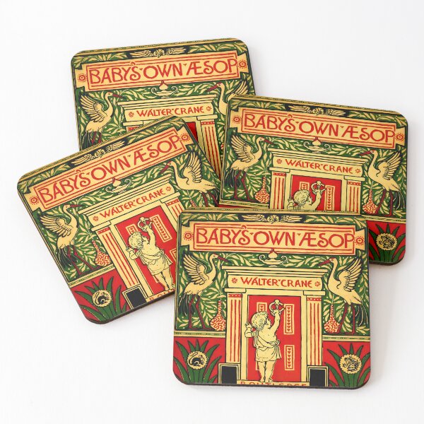 Item preview, Aesop's Fables Book Cover 1887 designed and sold by ArchimedesPrime.