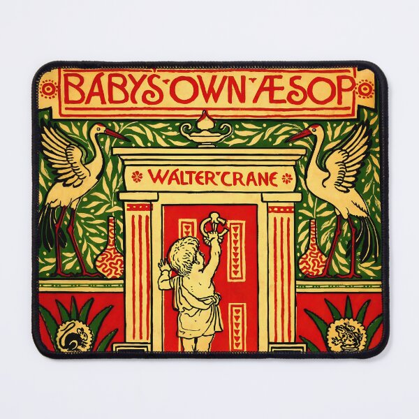 Item preview, Aesop's Fables Book Cover 1887 designed and sold by ArchimedesPrime.