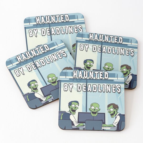 Item preview, Haunted by Deadlines – Funny Zombie Office Work Halloween Design designed and sold by Kindloom.