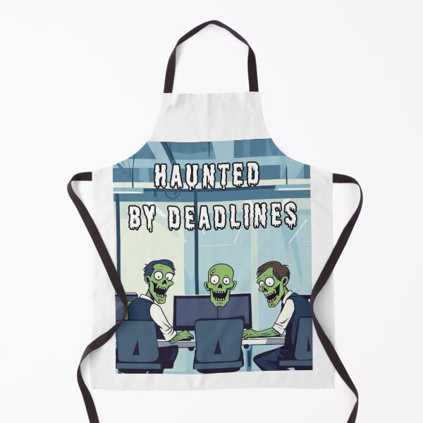 Item preview, Haunted by Deadlines – Funny Zombie Office Work Halloween Design designed and sold by Kindloom.