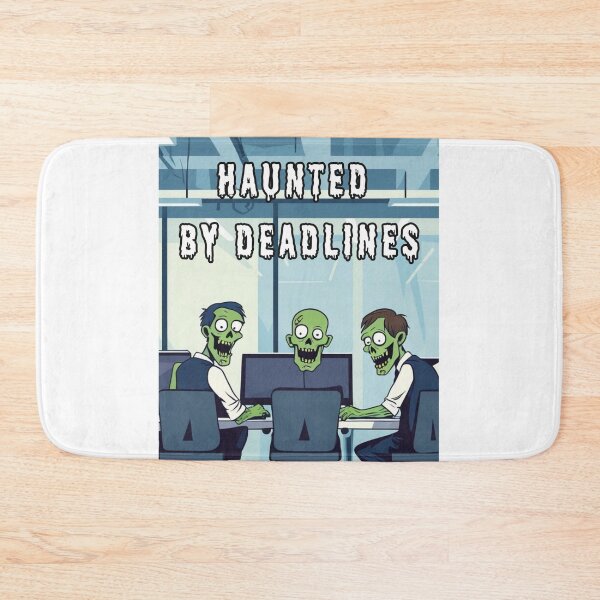 Item preview, Haunted by Deadlines – Funny Zombie Office Work Halloween Design designed and sold by Kindloom.