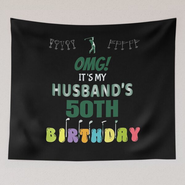 Item preview, 50th Birthday Presents for Loving Husband Funny Hubby Golfer designed and sold by ARSLANE ⭐⭐⭐⭐⭐.