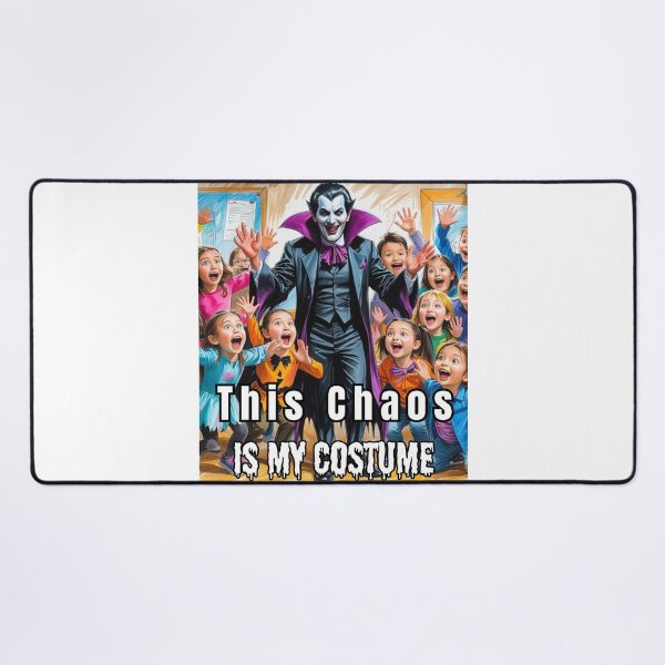 Item preview, This Chaos is My Costume – Funny Teacher Halloween Design designed and sold by Kindloom.