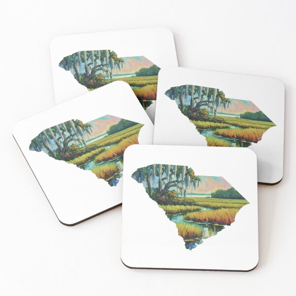 Item preview, South Carolina Lowcountry Sticker | Coastal Marshlands & Southern Charm designed and sold by ATB Designs .
