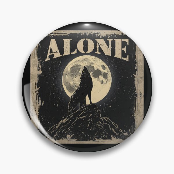 Item preview, Alone wolf designed and sold by jackoslimited.