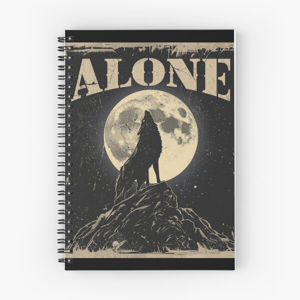 Item preview, Alone wolf designed and sold by jackoslimited.
