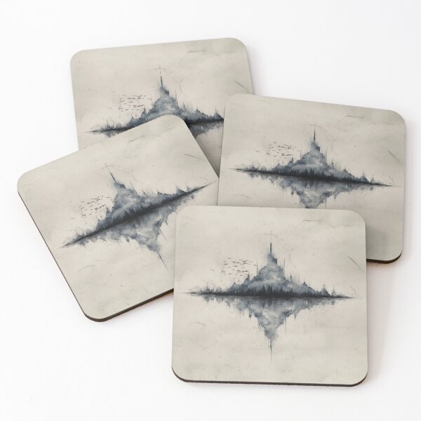 Item preview, Reflected Mountain Fortress designed and sold by Dusk Atelier.