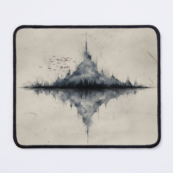 Item preview, Reflected Mountain Fortress designed and sold by Dusk Atelier.