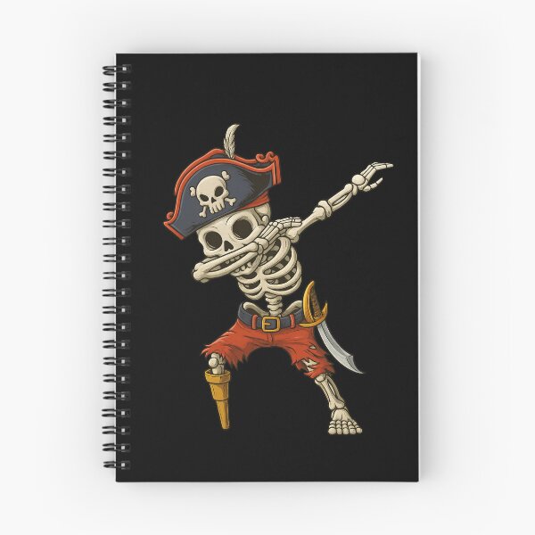 Item preview, Dabbing Skeleton Pirate - Pirate Skeleton Dab – Funny Pirate Dancing Skeleton with Tricorn Hat, Peg Leg and Cutlass Cartoon Illustration designed and sold by StickerHavenn.