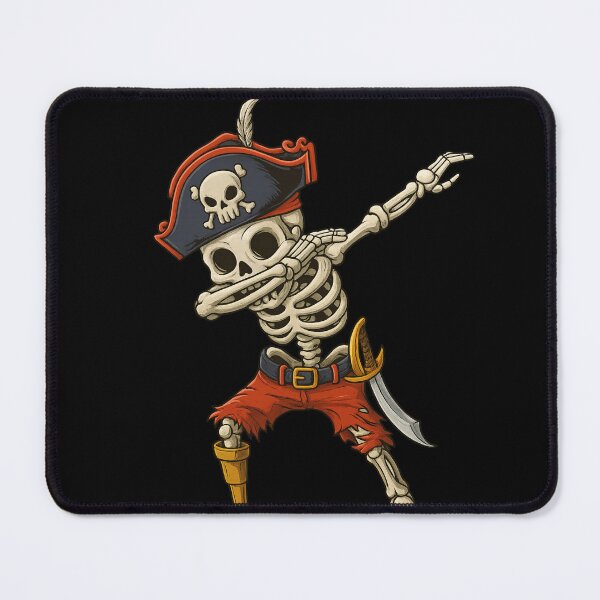 Item preview, Dabbing Skeleton Pirate - Pirate Skeleton Dab – Funny Pirate Dancing Skeleton with Tricorn Hat, Peg Leg and Cutlass Cartoon Illustration designed and sold by StickerHavenn.