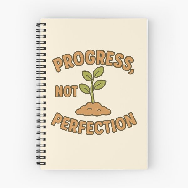 Item preview, Progress, Not Perfection designed and sold by Sara Wrenai.