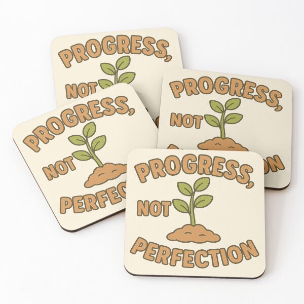 Item preview, Progress, Not Perfection designed and sold by Sara Wrenai.
