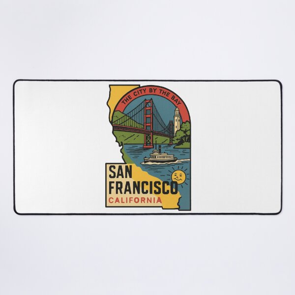 Item preview, San Francisco Vintage Style Decal designed and sold by Decal Mania.
