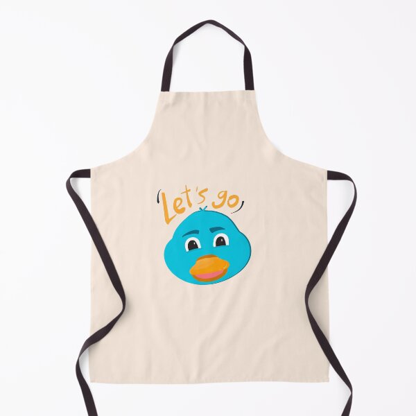 Item preview, Cute Blue Duck “Let’s Go” Motivational Kids Design designed and sold by Oshe_shop.