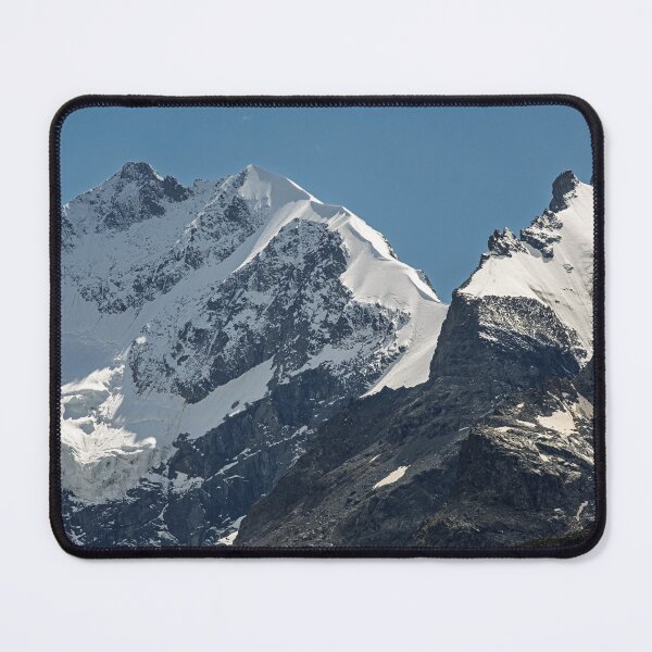 Item preview, Majestic view of Piz Bernina with Biancograt ridge in the Swiss Alps designed and sold by svanaerschot.