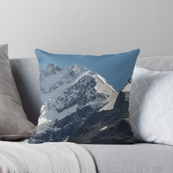 Item preview, Majestic view of Piz Bernina with Biancograt ridge in the Swiss Alps designed and sold by svanaerschot.