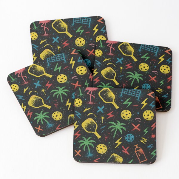 Item preview, Graffiti Pickleball Pattern Neon Sports Art designed and sold by Graphics4X.